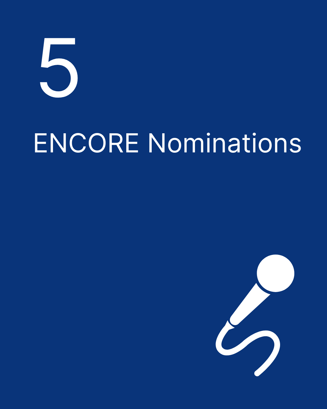 7 OnSTAGE nominations